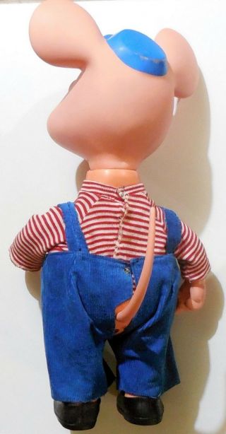 VINTAGE TOY DOLL BIG LARGE TOPO GIGIO WITH DISC 18 