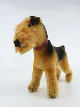 Steiff Terry Airdale Terrier Dog 1317,  0 17 Cm W.  Button Vintage Antique Toy