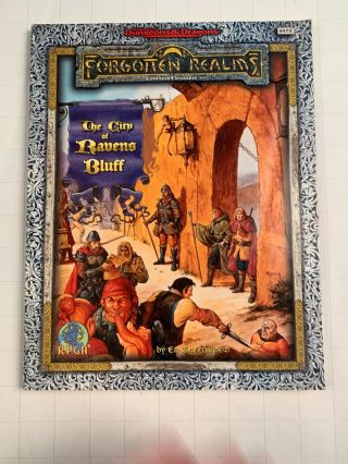 Ad&d Advances Dungeons & Dragons Forgotten Realms The City Of Ravens Bluff 9575