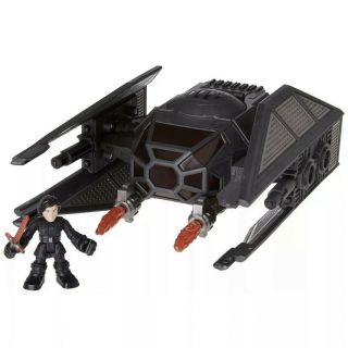 Galactic Heroes Star Wars The Last Jedi Kylo Ren And Tie Silencer Vehicle