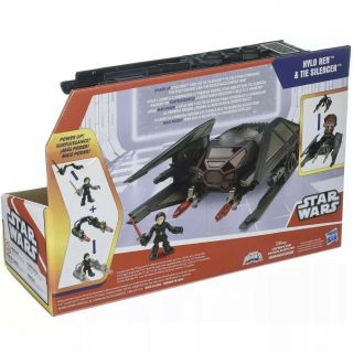 Galactic Heroes Star Wars The Last Jedi Kylo Ren and Tie Silencer Vehicle 3