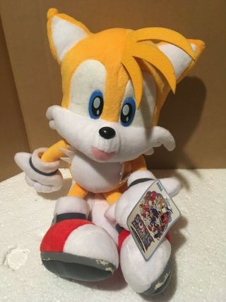 Rare Sonic Adventure Tails Plush W Tag Japan Version Sonic The Hedgehog 1999