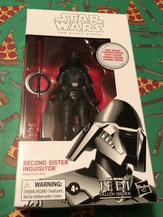 Hasbro Star Wars Black Series First Edition " Second Sister Inquisitor " 6 " Figure