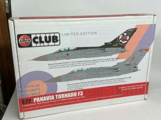 Airfix 1/72 Panavia Tornado F.  3 Club Special Edition Kit.