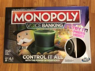 100 Complete Monopoly Voice Banking Electronic Family Board Game