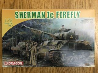 Vintage Unbuilt Dragon Sherman Ic Firefly 1:72 Armor Pro Model Kit 7322