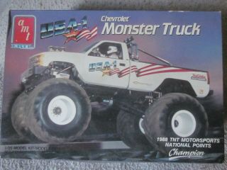 Everett Jasmer Usa - 1 Chevrolet Monster Truck Amt / Ertl 1/25 Model Kit