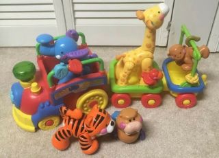 Fisher - Price Animals Sing And Go Musical Choo - Choo Train Extra Animals
