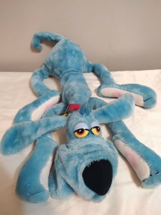 Foofur Vintage Stuffed Animal Plush Blue Dog 1984 Phil Mendez Large 20 " Dakin