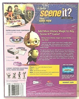 Disney Scene It? The DVD Game Game Pack 2