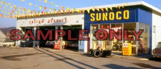 1:24 Sunoco Diorama Garage Service 3 Bay Garage With Lights For Mdan518hnt
