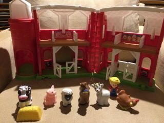 Fisher - Price Little People Animal Friends Farm Gift Set Of 7 Figures