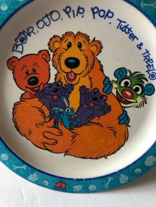 Jim Hensons Bear In the Big Blue House Melamine Ware Dinner Plate Ojo Pip Pop 3