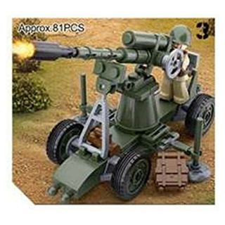Army Aircraft Building Blocks Wwii Series Building Toy Army Fighter Jet Sluban