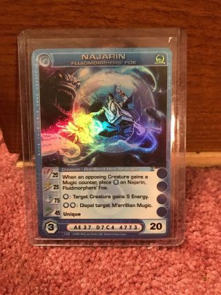 Chaotic Card Najarin Fluidmorphers’ Foe Rise Of The Oligarch Ultra Rare Nm
