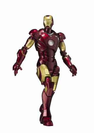 S.  H.  Figuarts Marvel Iron Man Mark 3 Iii Action Figure Bandai From Japan F/s