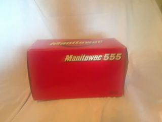 Vintage Manitowoc 555 Lattice Boom Crawler Crane Red Ccm 1:50 Model