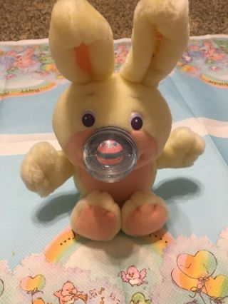Nosy Bear Chicky Bunny Playskool Vintage Plush Htf