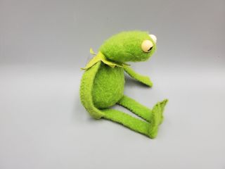 Kermit Plush Bean Bag Doll Vintage Fisher Price 864 Muppets 9 "