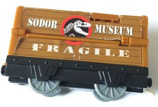 Rare Trackmaster Thomas The Train Sodor Museum Car Roaring Dinosaur Fossil T Rex