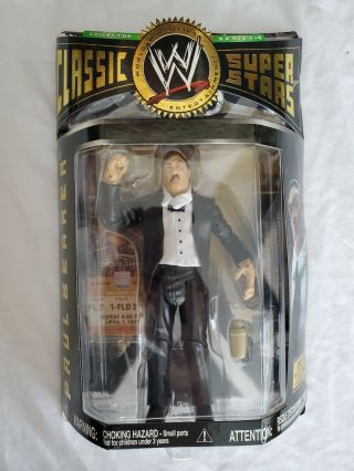 Wwe Classic Superstars Paul Bearer Action Figure.  Jakks Pro Wrestling.  Undertaker
