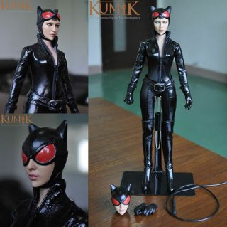 1:6 Kumik Toys Catwoman Figure Cg Cy Girl Female Body 12 " Action Figure Kmf029