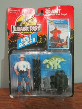 Jurassic Park Alan Grant Series 2 Action Figure Complete On Card