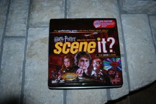 Harry Potter Scene It? Deluxe Edition Dvd Board Game Collectors Tin Complete