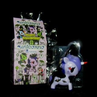 Tokidoki Unicorno Unicorn Halloween 3 " Vinyl Figure - Midnight