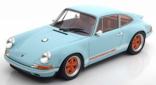 Cult Models 2014 Porsche 911 (964) Singer Gulf Light Blue 1:18 Item