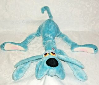 Vintage Dakin Foofur Blue Dog Skinny Floppy 1984 Plush Stuffed Cartoon 20 "