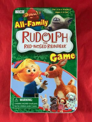 Rudolph The Red - Nosed Reindeer Family Christmas Travel Trivia Game Complete