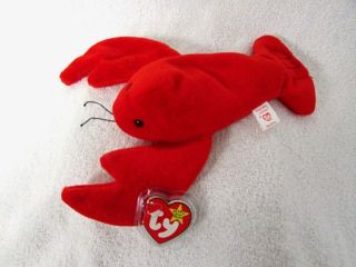 Retired Ty Beanie Babies Lobster Pinchers Toy Ee44