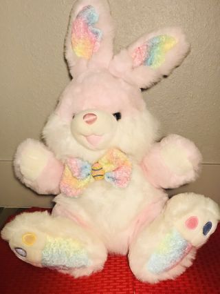 Pink Plush Bunny Dan Dee Large 22” - Easter Pastel Rainbow