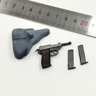 Dml 1/6 Scale P38 Pistol With Holster Model For 12 " Action Figure