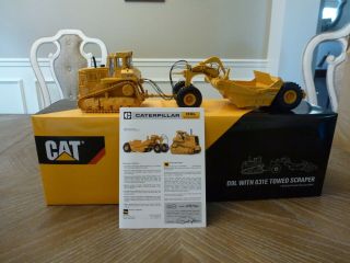 Ccm Cat D9l W/631e Towed Scraper 1:48 Diecast