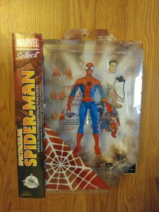 Disney Store Exclusive Marvel Select Spectacular Spiderman 7 " Action Figure