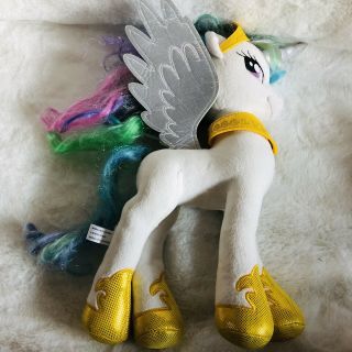 My Little Pony TY Princess Celestia Sparkle Stuffed Plush Winged Unicorn 3