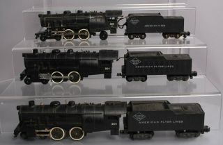 American Flyer S Postwar Steam Locomotives W/ Tenders: 300ac 300 [3]