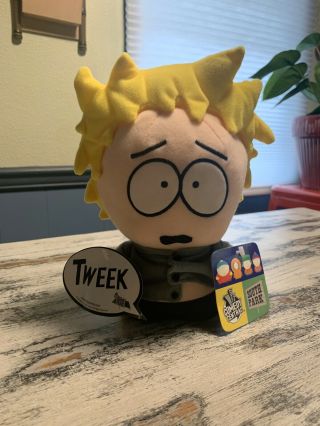 Tweek South Park Plush Comedy Central 2001 Shaking Pull String Pullstring Toy