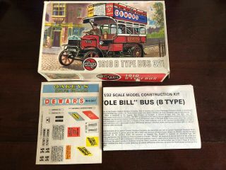 Airfix 1910 B Type Bus Scale 32 Nd Code 05443 - 8