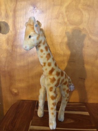 Vintage Steiff Giraffe,  14 Inch Tall 1960 