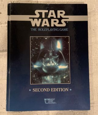 Star Wars The Roleplaying Game 2nd Edition By Bill Smith.  West End Games.
