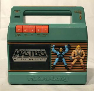 Vintage Masters of the Universe He - Man Take a Long Cassette Tape Player 1984 2