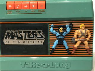 Vintage Masters of the Universe He - Man Take a Long Cassette Tape Player 1984 3