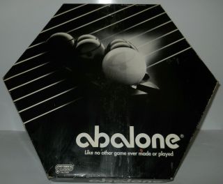 Vintage1990 Abalone Games Galoob Abalone White/black Marble Board Game Complete