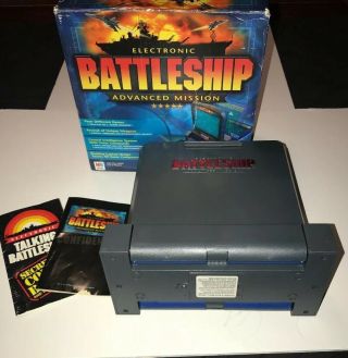 2000 Electronic Talking Battleship Advanced Mission Game And Counted