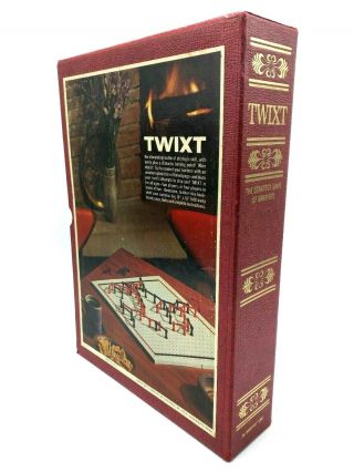 Twixt Vintage 1962 3m Bookshelf Game : Tactical Strategy Game For Two - Complete