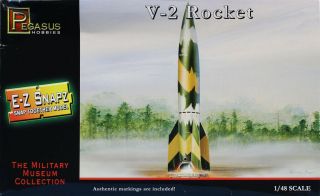 Pegasus Hobbies 1:48 V - 2 Rocket E - Z Snapz Plastic Model Kit 8416u