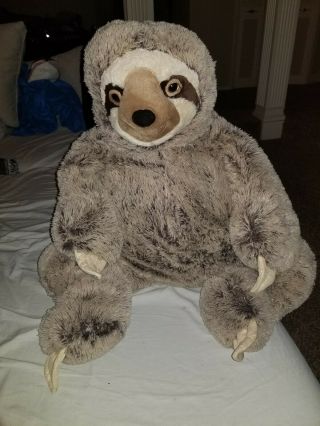 36” Jumbo Sloth Plush 3 Ft Huge Stuffed Animal Hugfun Big Giant Pillow Doll Soft